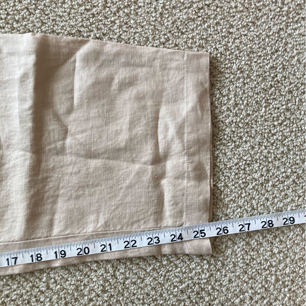 NEW Quince 100% European Linen Pants Trousers Size Large Flax Beige Tan NWT - Picture 13 of 16